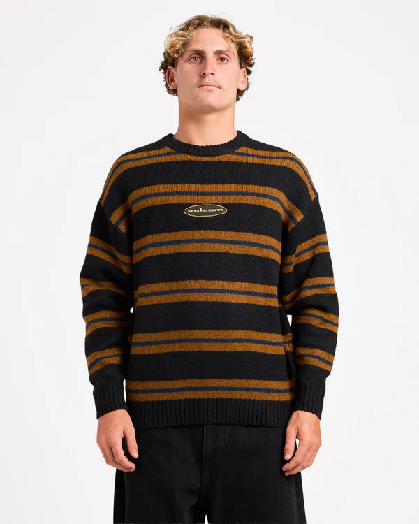 Volcom Striperstand Sweater - Black - Star Surf + Skate
