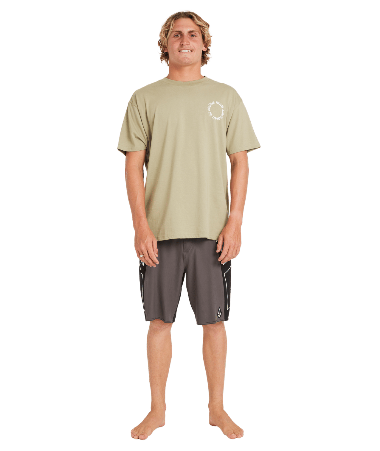 Volcom Team Mod 20" Boardshorts - Storm Cloud