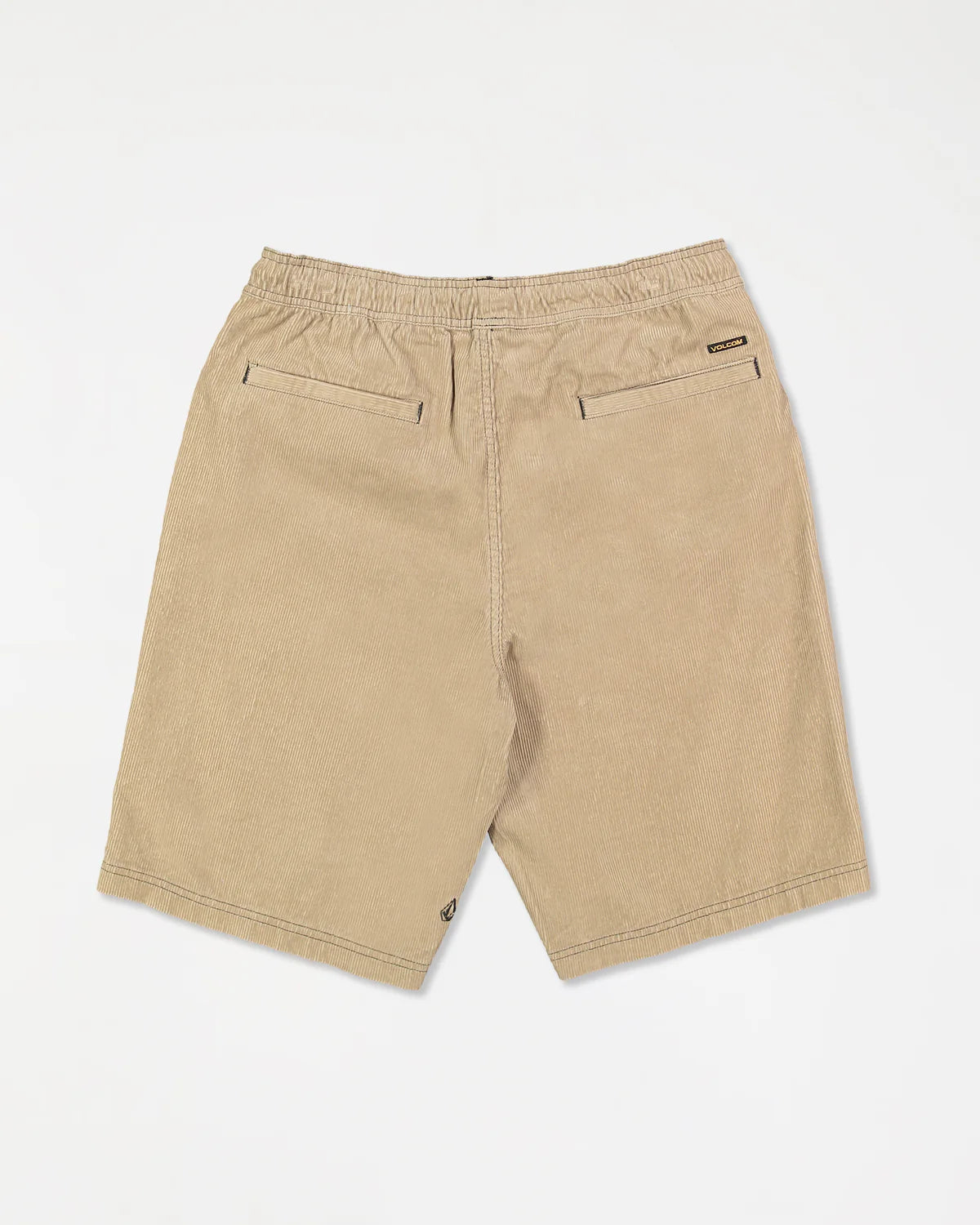 Volcom Freazy Loose Elastic Waist Short 22 - Light Khaki - Star Surf + Skate