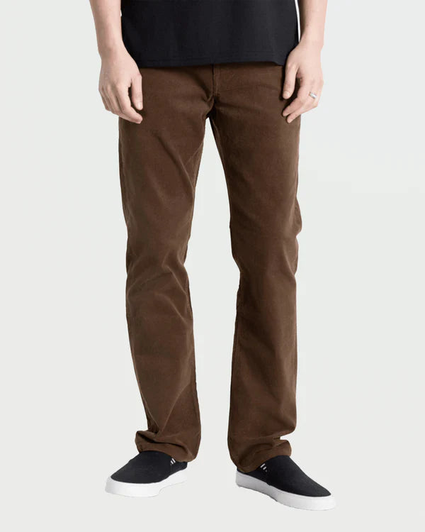 Volcom Solver 5 Pocket Cord - Brown Stone - Star Surf + Skate