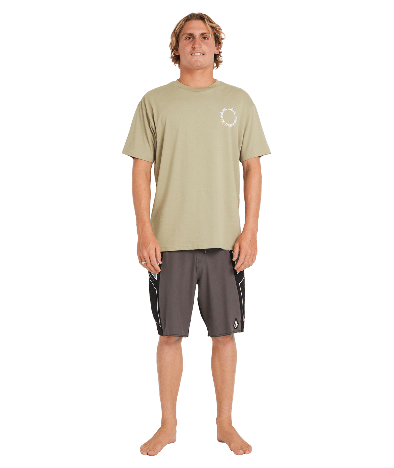 Volcom Round Out SS Tee - Green Tea - Star Surf + Skate