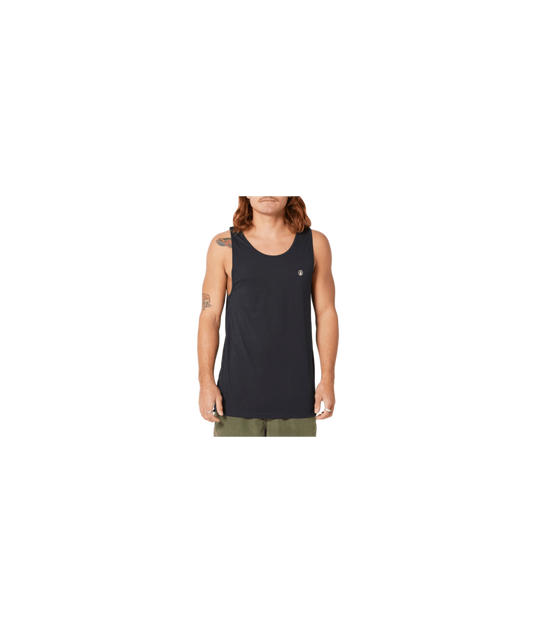 Volcom Solid Tank Tee - Black - Star Surf + Skate