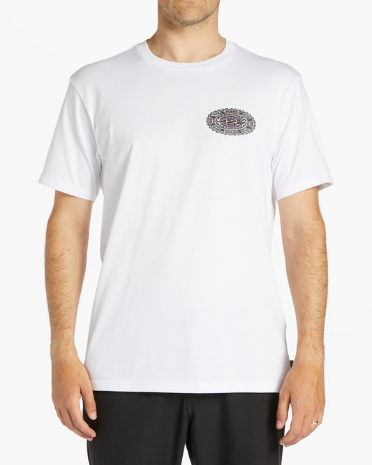 Billabong Crayon Wave SS Tee - White - Star Surf + Skate