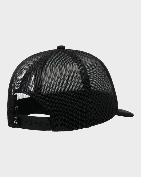 Quiksilver Emu Coop Youth Cap - Black Step Stripe - Star Surf + Skate