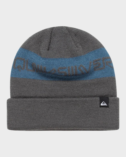 Quiksilver Hunker Downtown Beanie Youth - Dark Shadow - Star Surf + Skate