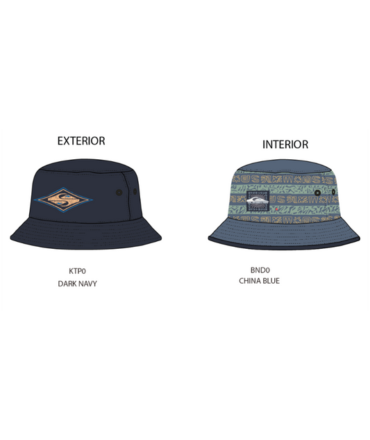 Quiksilver Flipped Out Boy Hat - Dark Navy - Star Surf + Skate