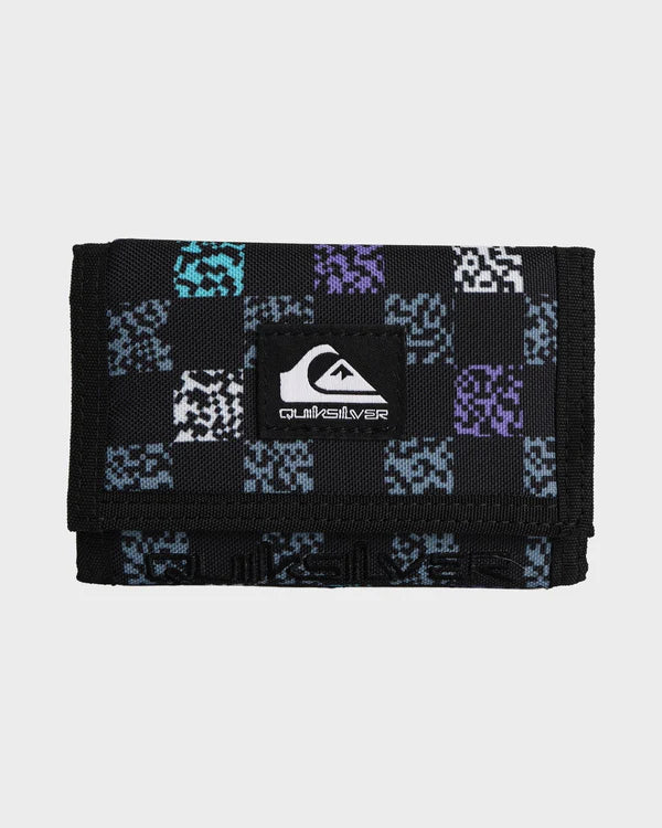 Quiksilver The Every Daily Tri-Fold Wallet - Aqua/Black