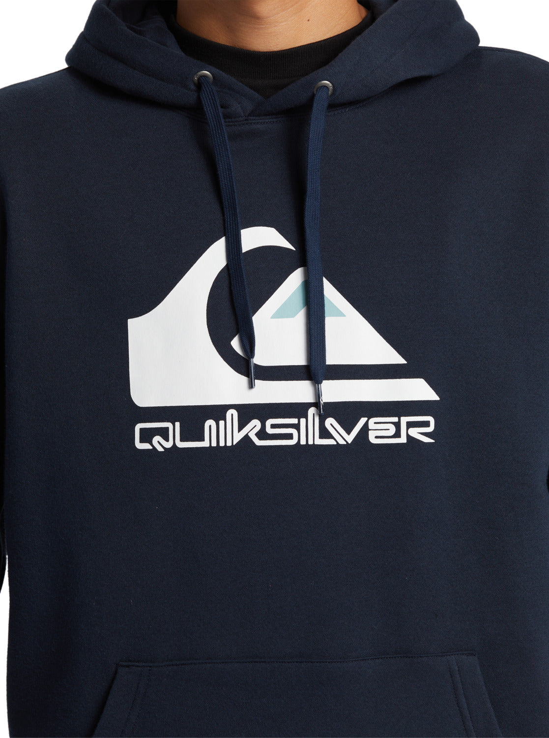 Quiksilver Big Logo Hoodie - Dark Navy - Star Surf + Skate