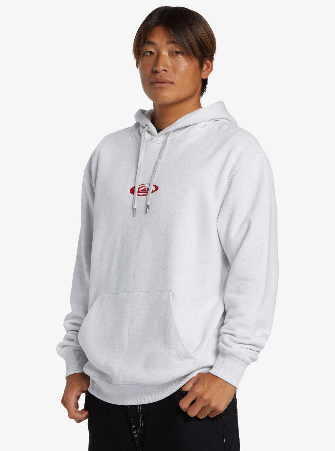 Quiksilver Saturn Hoodie - White Marble Heather - Star Surf + Skate