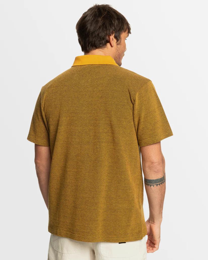 Quiksilver DNA Polo - Mustard - Star Surf + Skate