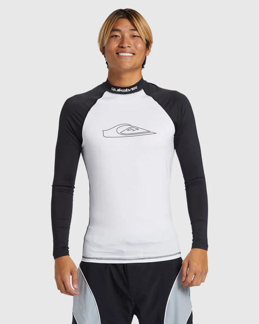 Quiksilver Mercury UPF50 LS - White - Star Surf + Skate