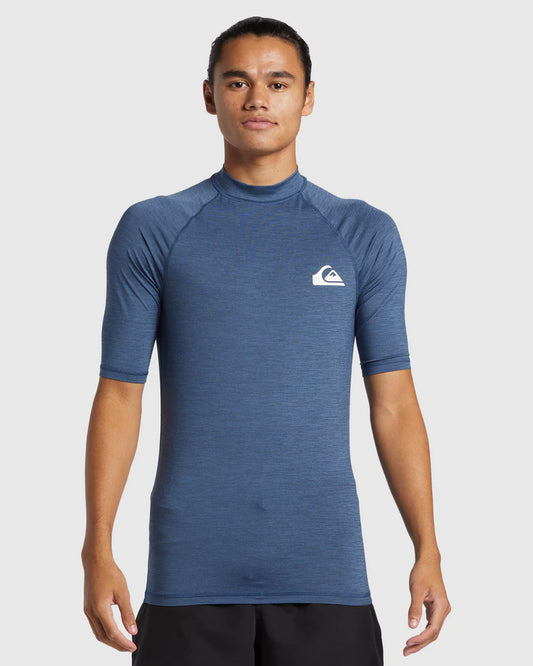 Quiksilver Everyday UPF50 SS - Vintage Indigo Heather - Star Surf + Skate