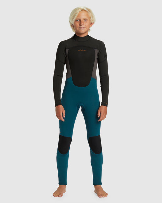 Quiksilver Prologue Kids 3/2mm BZ - Midnight Turquoise - Star Surf + Skate