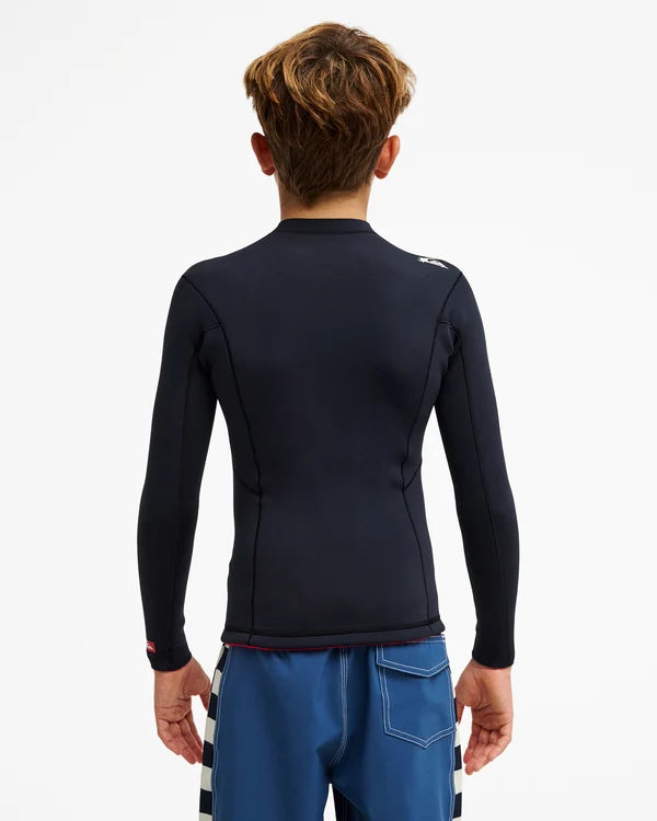 Quiksilver Boys Young Guns 1.5mm Jacket Reversible - Black