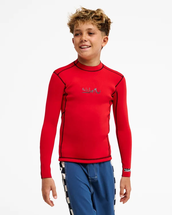 Quiksilver Boys Young Guns 1.5mm Jacket Reversible - Black