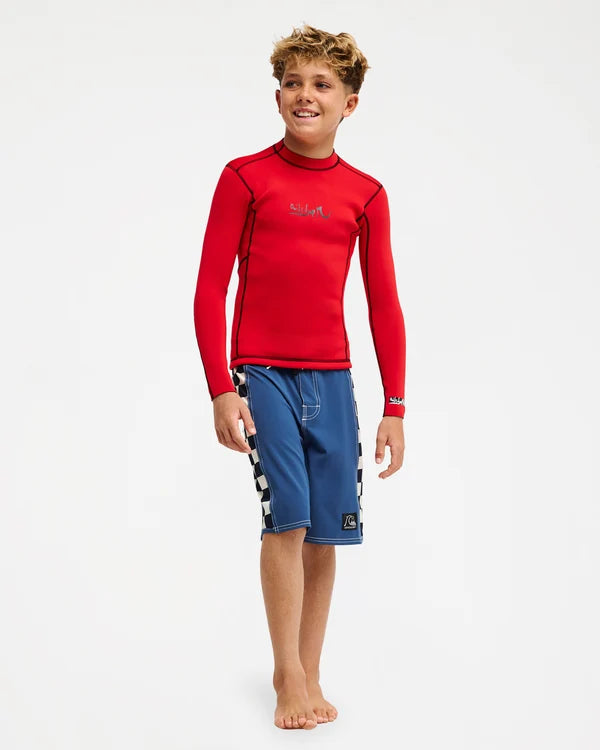 Quiksilver Boys Young Guns 1.5mm Jacket Reversible - Black