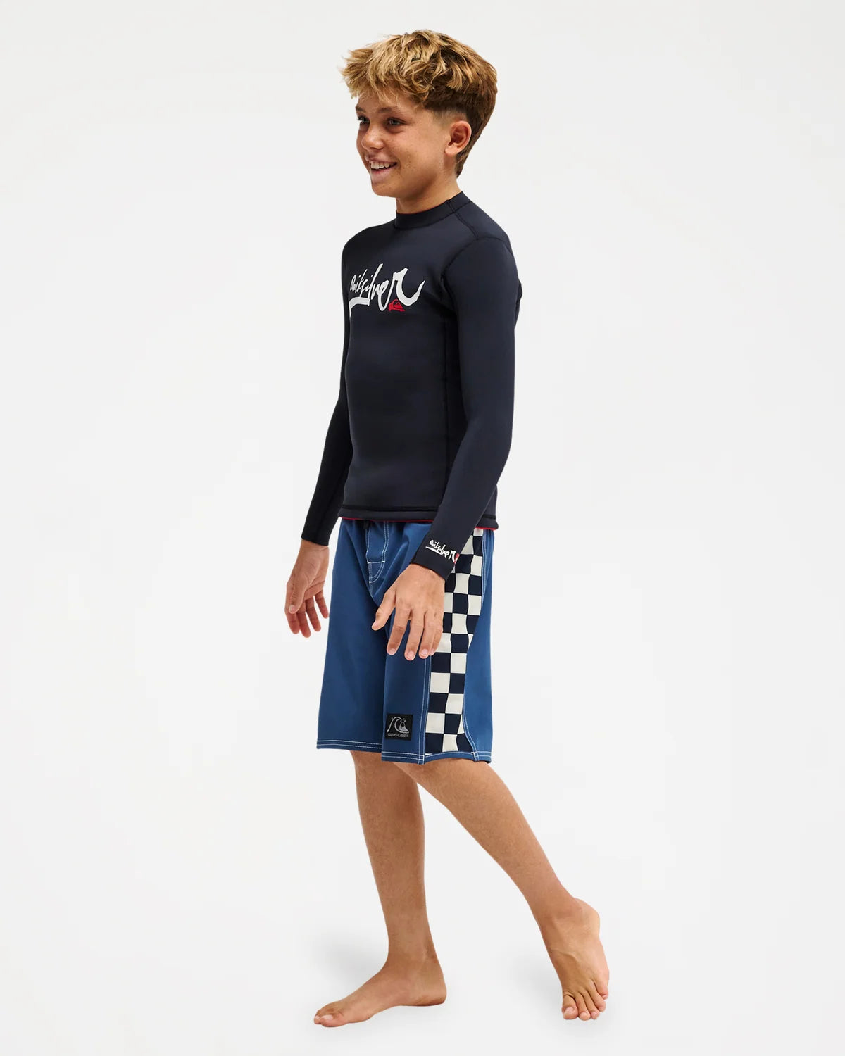 Quiksilver Boys Young Guns 1.5mm Jacket Reversible - Black
