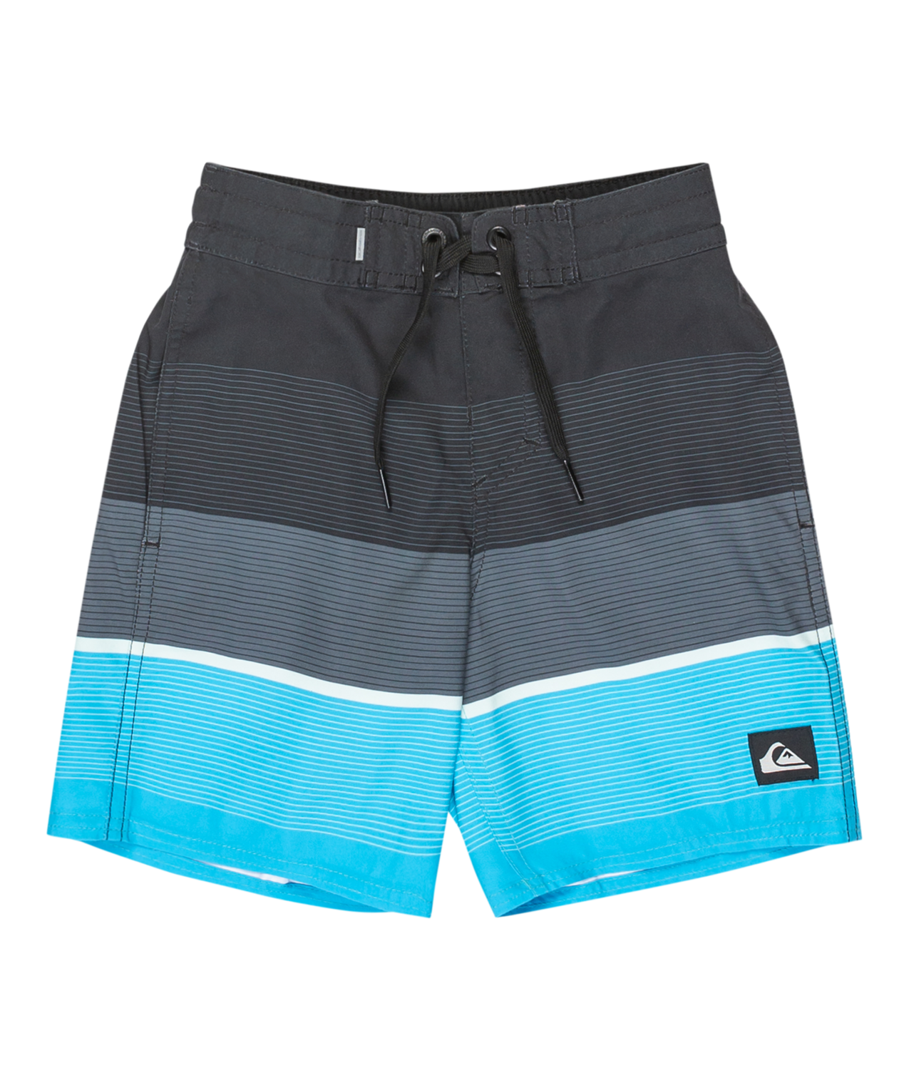 Quiksilver Everyday Padang Beach Boy 13" - Black Step Stripe - Star Surf + Skate