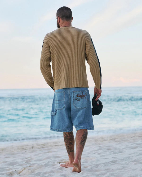 Quiksilver YG Baggy Denim Short - Indigo Light
