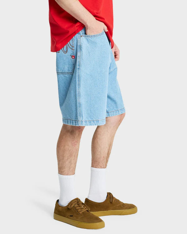 Quiksilver YG Baggy Denim Short - Indigo Light