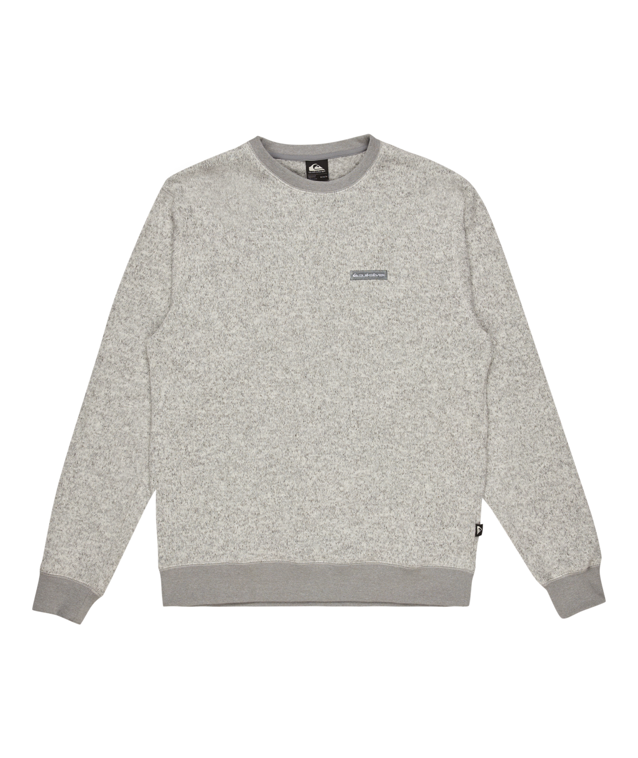 Quiksilver Keller Crew - Light Grey Heather - Star Surf + Skate