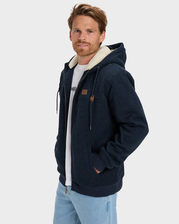 Quiksilver Cypress Keller Jacket - Dark Navy Heather