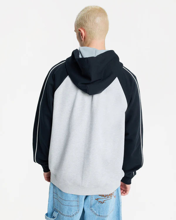 Quiksilver YG Operator Zip Hood - Light Grey Heather