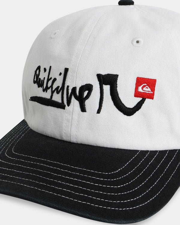 Quiksilver Drifter 6P Young Guns Cap - White