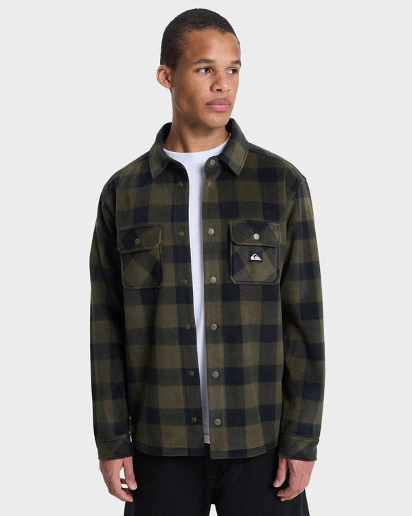 Quiksilver Bering Strait Check Shirt - Bering Strait Grape Leaf
