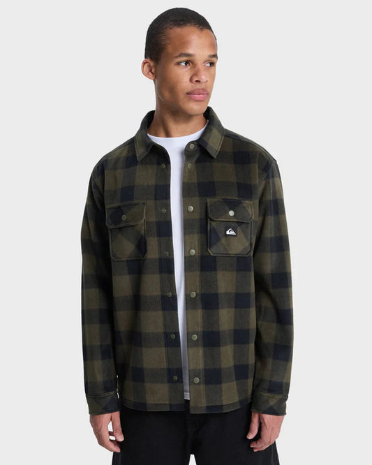 Quiksilver Bering Strait Check Shirt - Bering Strait Grape Leaf