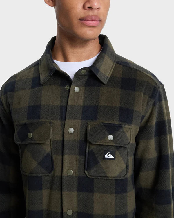 Quiksilver Bering Strait Check Shirt - Bering Strait Grape Leaf