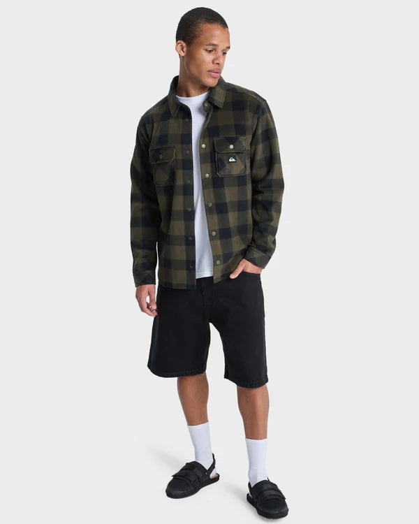Quiksilver Bering Strait Check Shirt - Bering Strait Grape Leaf