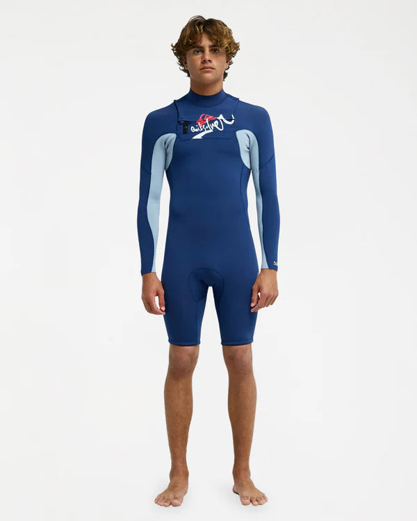 Quiksilver Young Guns 2/2 LS SP FZ - Dark Denim
