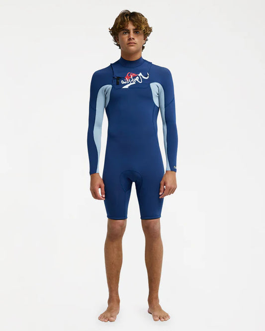 Quiksilver Young Guns 2/2 LS SP FZ - Dark Denim