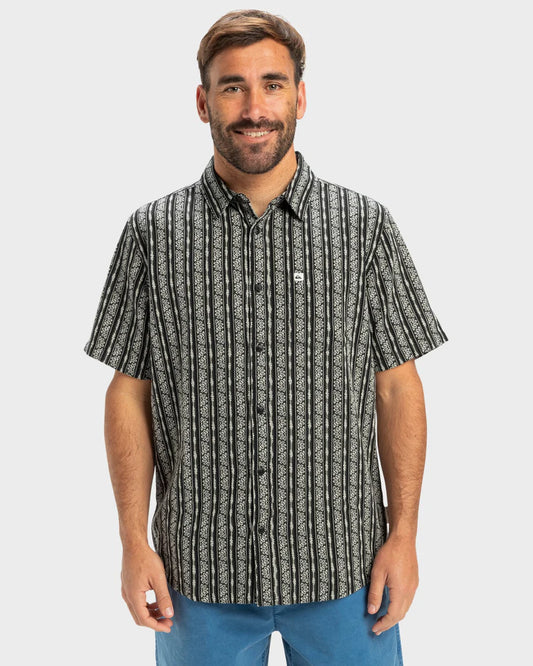 Quiksilver Street Way SS Shirt - Black Street Way - Star Surf + Skate
