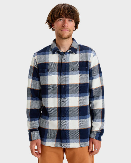 Quiksilver Seeker LS Shirt - Snow White Plaid