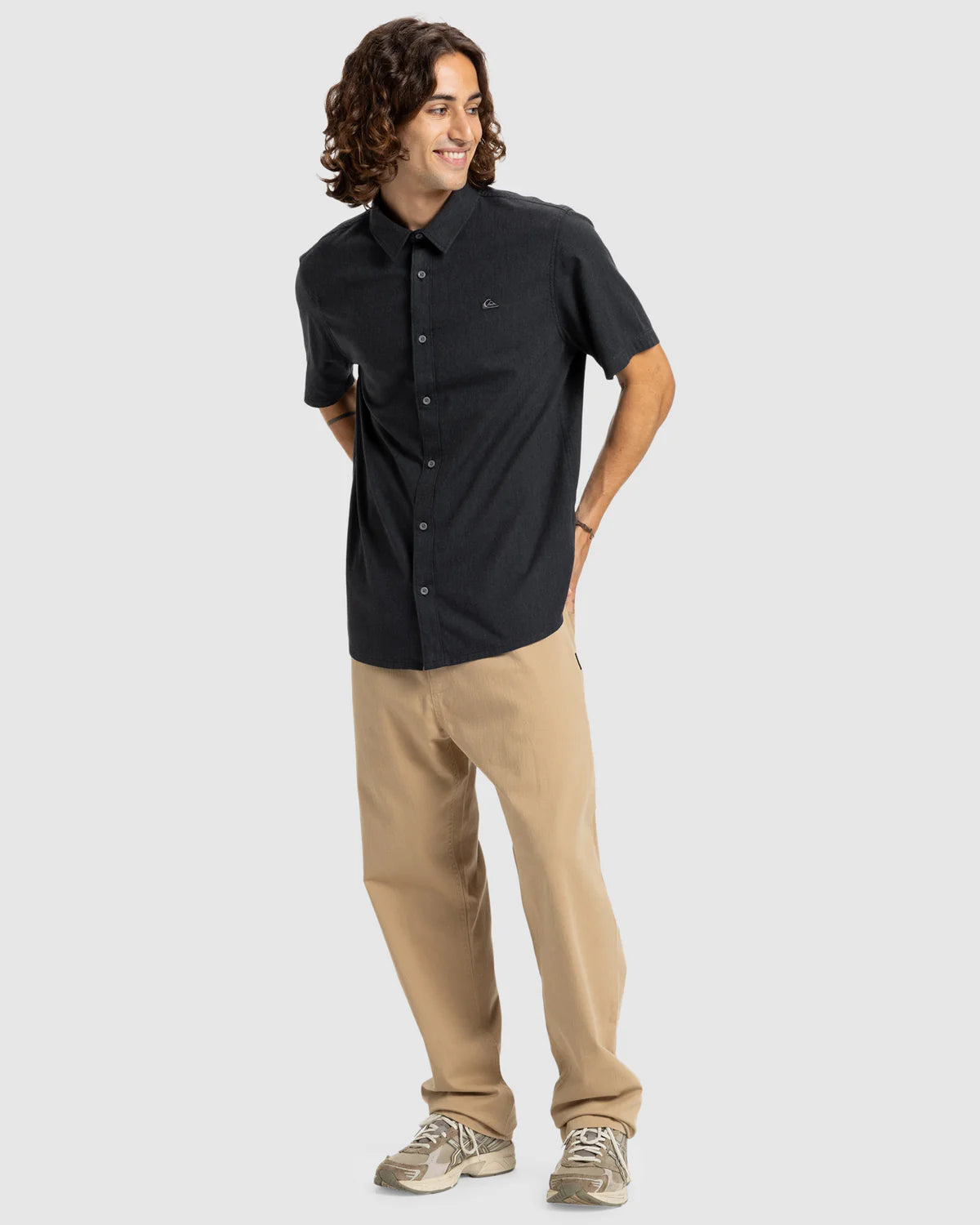 Quiksilver MW Premium Stretch SS Shirt - Black