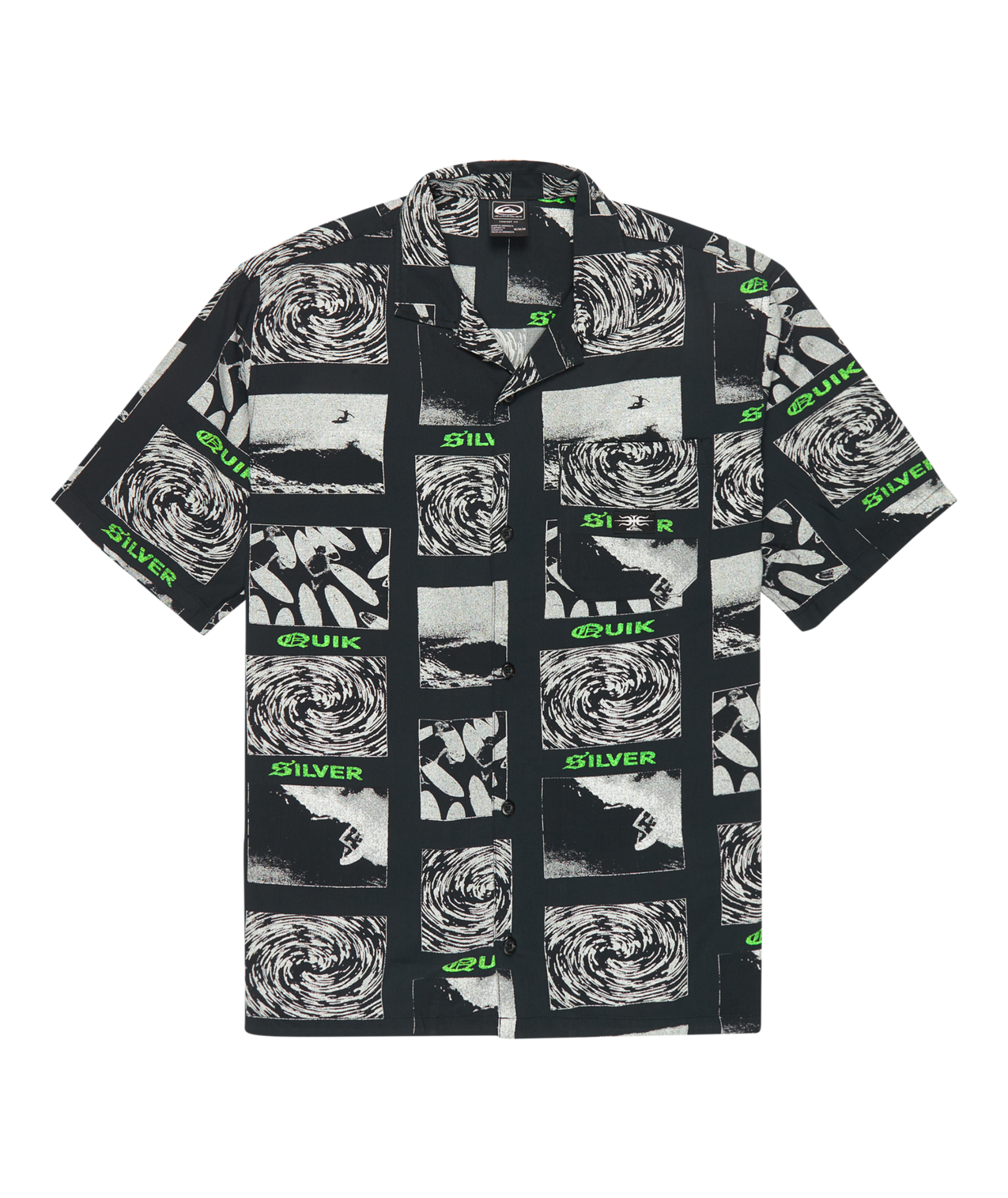 Quiksilver Mercury Tubes SS Shirt - Mercury Tube Black - Star Surf + Skate