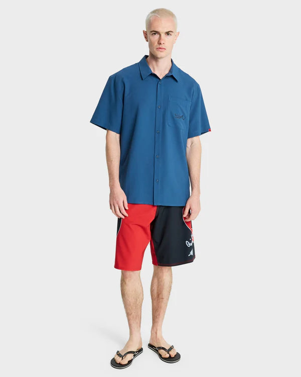 Quiksilver YG Lithium SS Shirt - Dark Denim