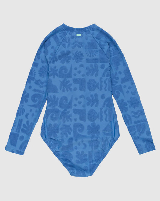 Roxy Beach Check Onesie - Nebulas Blue Beach Check - Star Surf + Skate