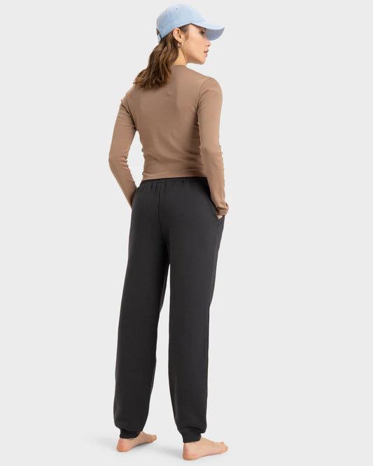 Roxy Perfect Place Pant Brushed - Phantom - Star Surf + Skate