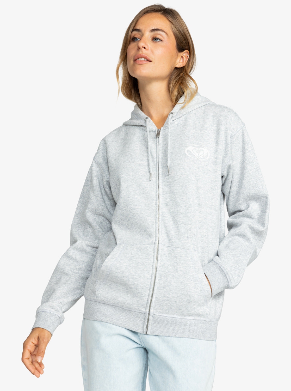 Roxy Surf Stoked Zipped Brushed - Heritage Heather - Star Surf + Skate