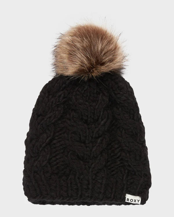 Roxy Cold Snow Beanie - Anthracite - Star Surf + Skate