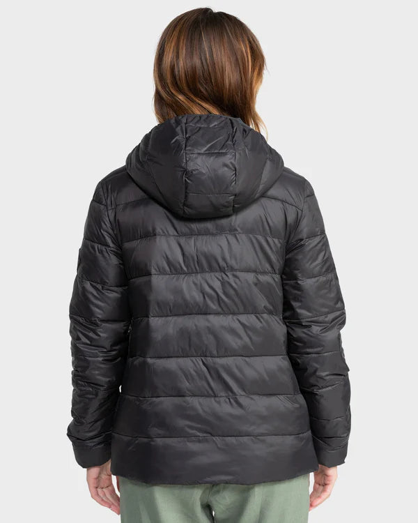 Roxy Wind Bliss Hooded Jacket - Phantom - Star Surf + Skate