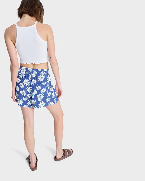 Roxy Lekeitio Break High Printed Short - Coconut Milk Flower Soul - Star Surf + Skate
