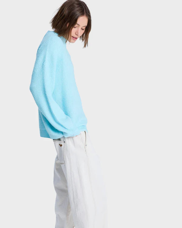 Roxy Little Dume Sweater - Tanager Turquoise