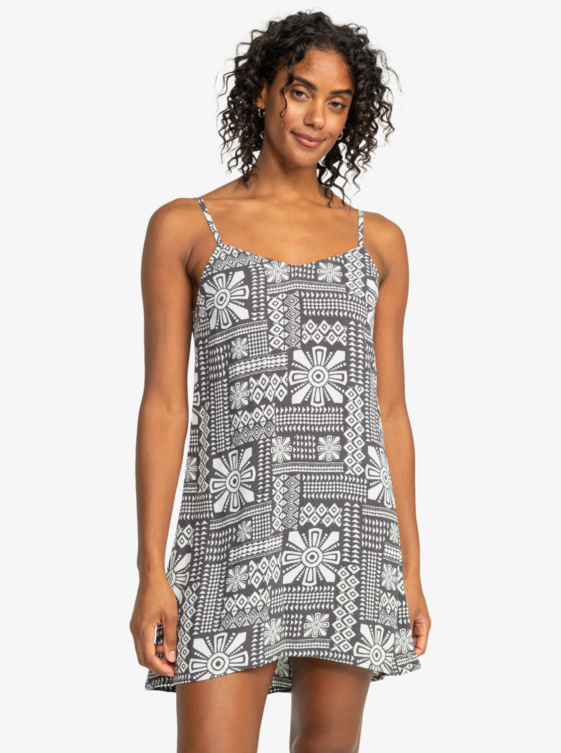 Roxy Shine a Light Printed - Phantom Mo Rockin Vibe App - Star Surf + Skate