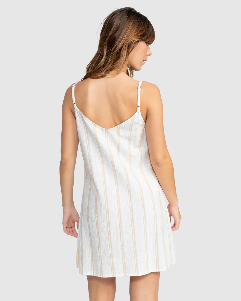 Roxy Shine a Light Dress - Egret Keep it Simple - Star Surf + Skate