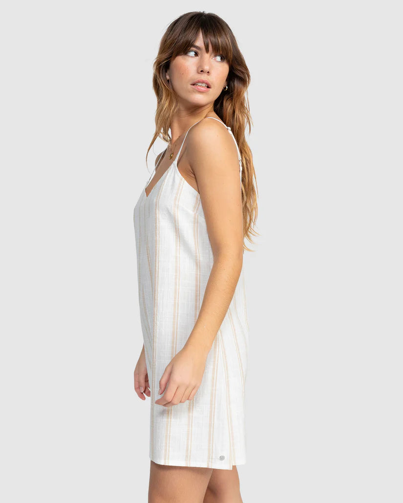Roxy Shine a Light Dress - Egret Keep it Simple - Star Surf + Skate