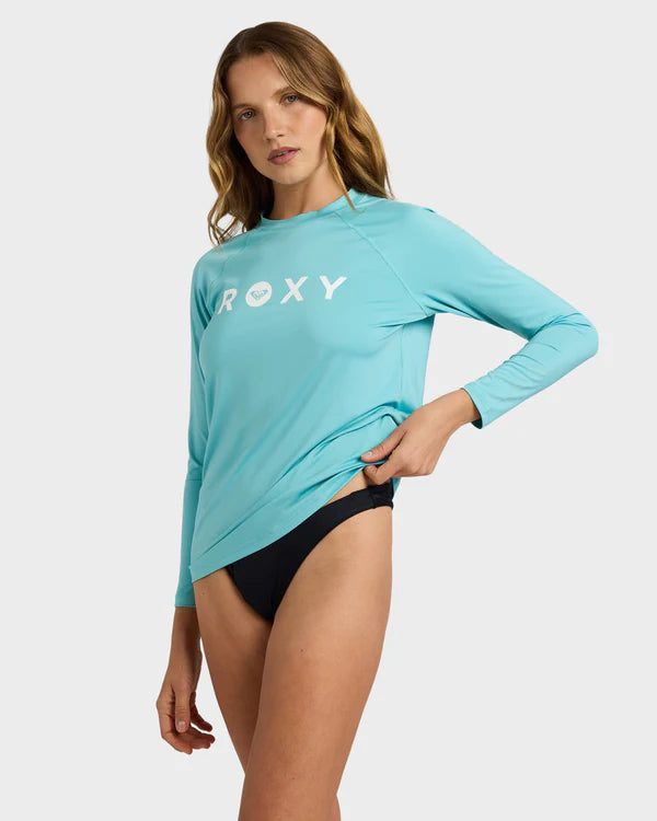 Roxy Essentials LS Lycra - Coastal Shade - Star Surf + Skate